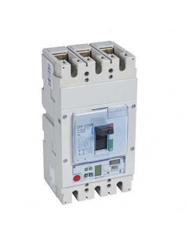 DISJONCTEUR MAGNÉTIQUE SEUL DPX³ 630 ÉLECTRONIQUE 3P ICU 70 KA 400 A LEGRAND 422611