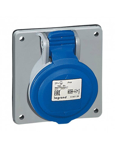 SOCLE TABLEAU 16A 4P+T 230V IP44 LEGRAND 555186