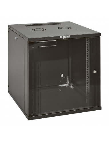 Coffret fixe 19 pouces livré à plat Linkeo capacité 12U 625x600x600mm LEGRAND 646262