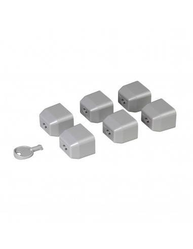 6 OBTURATEURS C19 + CLE LEGRAND 646895