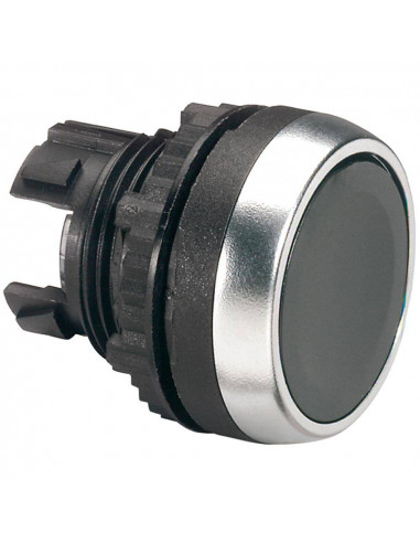 Tête à impulsion non lumineuse affleurante IP69 Osmoz composable noir LEGRAND 023806