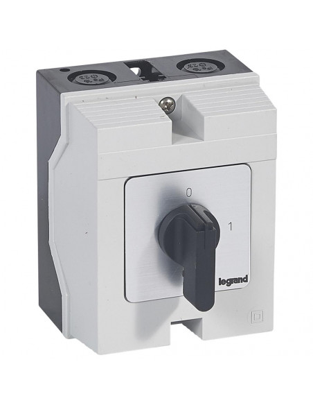 Commutateur à cames interrupteur marche/arrêt PR17 2 pôles 2 contacts boîtier 96x120mm LEGRAND 027716
