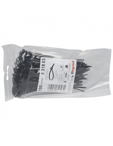 100 Colring Noir 3,5mmX140mm LEGRAND 031803