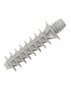 100 Chevilles à visser grise RAL7035 pour perçage Ø8mm et tête filetée Ø6,6mm avec pas 150 LEGRAND 031882 2
