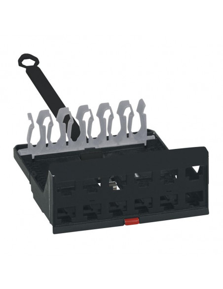Cassette haute densité pour panneaux de brassage droits LCS³ à équiper LEGRAND 033795