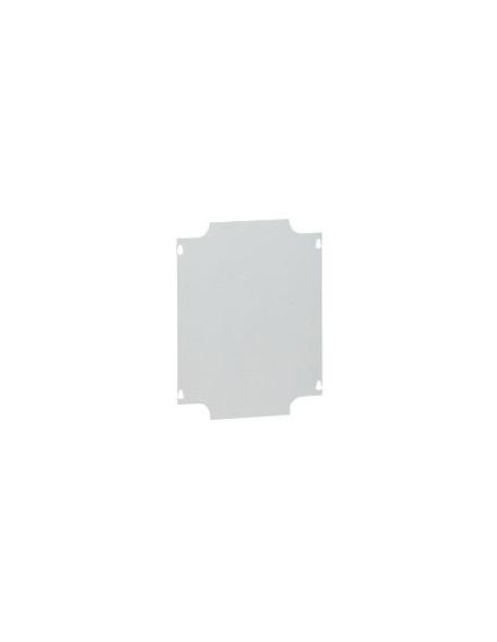 Plaque de montage métal épaisseur 15/10 pour boîtiers industriels 359x265mm LEGRAND 035094