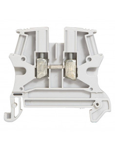 Bloc de jonction de passage à vis viking 3 avec 1 jonction 1 entrée 1 sortie section 6mm² pas 8mm gris LEGRAND 037162