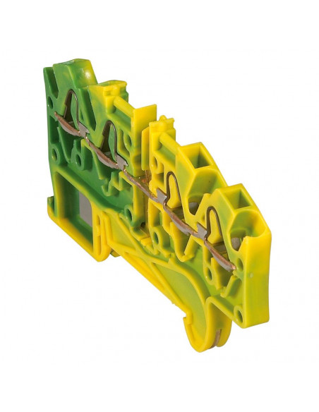 Bloc de jonction conducteur protection ressort viking 3 1 jonction 4 conducteurs 2 entrées 2 sorties pas 5mm LEGRAND 037212