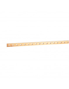 Barre cuivre plate rigide à trous taraudés section 18x4mm 245A ou 200A admissibles longueur 990mm LEGRAND 037434 2