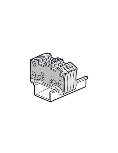 Cloison terminale pour blocs de jonction à ressort viking 3 avec 1 entrée 1 sortie pas de 5mm LEGRAND 037586