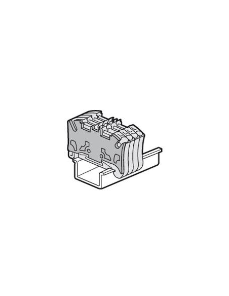 Cloison terminale pour blocs de jonction à ressort viking 3 avec 1 entrée 1 sortie pas de 5mm LEGRAND 037586