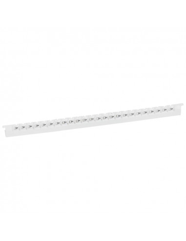 240 repères Mémocab largeur 2,3mm avec lettre majuscule A noir sur fond blancLEGRAND 037826