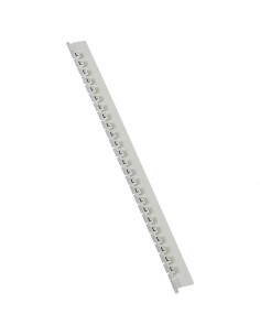 240 repères Mémocab largeur 2,3mm avec lettre majuscule L noir sur fond blanc LEGRAND 037837