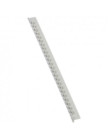 240 repères Mémocab largeur 2,3mm avec lettre majuscule L noir sur fond blanc LEGRAND 037837