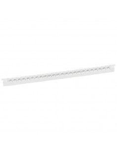 240 repères Mémocab largeur 2,3mm avec lettre majuscule Q noir sur fond blanc  LEGRAND 037842