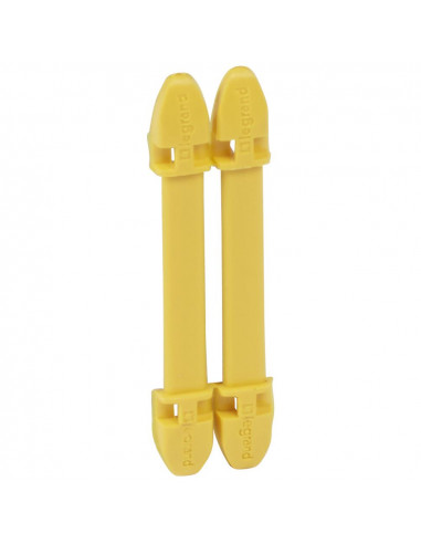 100 Porte-repères jaune Duplix 7 caractères LEGRAND 038454