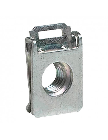 Clips-écrou pour vis M6 pour bati d'armoire et traverses perforées LEGRAND 047712
