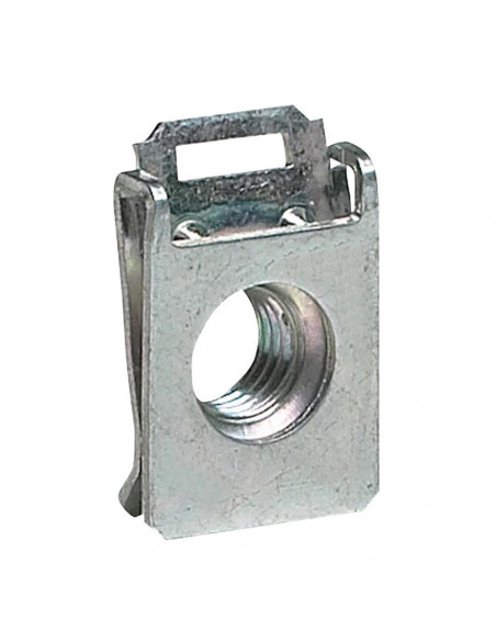 Clips-écrou pour vis M6 pour bati d'armoire et traverses perforées LEGRAND 047712