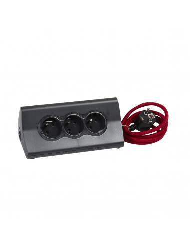 UP TAB FB 3X2P+T 2USB 1,5M NR LEGRAND 050411