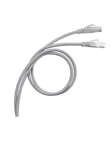 Cordon de brassage et utilisateurs RJ45 LCS³ catégorie 5e F/UTP écranté impédance 100ohms longueur 2m LEGRAND 051641