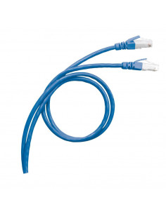 CORDON C6 SF/UTP PVC BLEU 1 M LEGRAND 051752