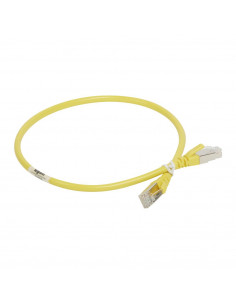 Cordon de brassage RJ45 LCS³ catégorie 6A S/FTP blindé impédance 100ohms longueur 0,5m PVC RAL1018 LEGRAND 051816 2