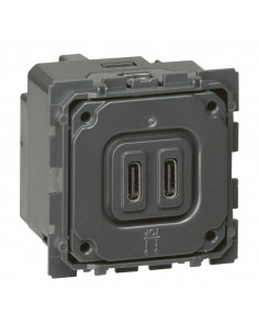 CHARG 2USB C+C  3A 15W LEGRAND 067466