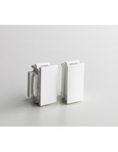 Accessoire Soluclip pour goulotte à clippage direct Mosaic blanc antimicrobien LEGRAND 075736 2