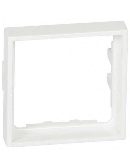 Adaptateur pour remplacer un ancien mécanisme Mosaic 50x50mm sans changer la plaque et le support 2 modules LEGRAND 079153