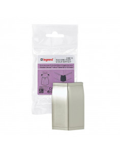RACCORD POUR ANGLE SORTANT POUR PLINTHE CÉLIANE DÉCO 82 X 12,5 MM TITANE LEGRAND 098313