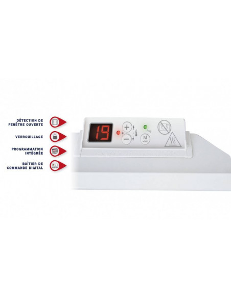 Convecteur électronique AIRELEC Tactic digital