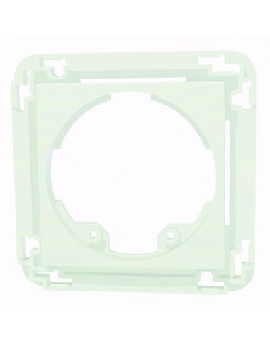 Set De Plaque Central, 45 X 45Mm Blanc Laque Ral9016 B.E.G LUXOMAT SET PLAQUE 45x45mm 38946