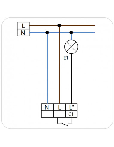 Lc Click Detecteur 140° Blanc B.E.G LUXOMAT LC-Click-140-BL 91101