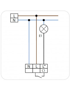 Lc Click Detecteur 200° Blanc B.E.G LUXOMAT LC-Click-200-BL 91102 2