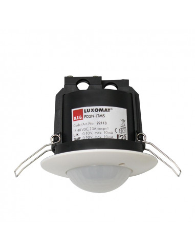 Détecteur présence 16-48Vdc Multi Sensors T° Et Lux S:0-10V B.E.G LUXOMAT PD2-LTMS-FP 92113
