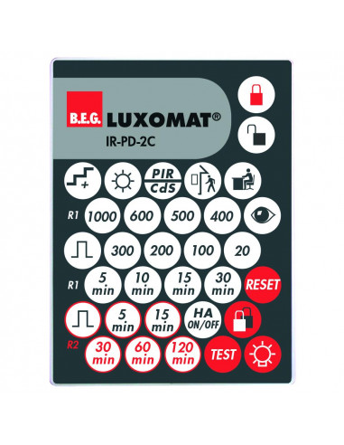 Telecom. Infrarouge Pd Maitre 2 Canx B.E.G LUXOMAT IR-PD-2C 92475