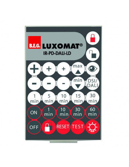 Telecom. Infrarouge Longue Dist. B.E.G LUXOMAT IR-PD-DALI-LD 92652