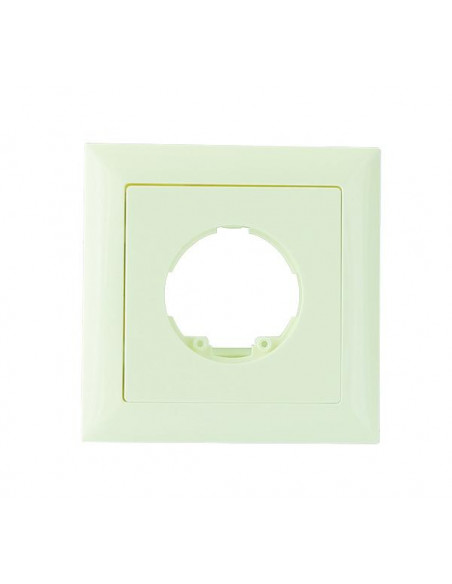 Cadre 140-L Ip20 - Ral1013 Blanc Ivoire B.E.G LUXOMAT CADRE 140-L IP20 - RAL1013 94344