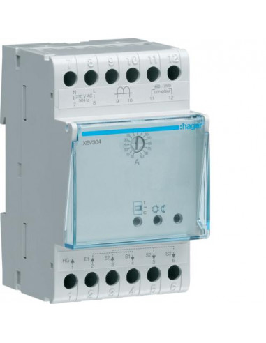 Borne de charge VE accessoire Simulateur TIC 1P HAGER XEV304