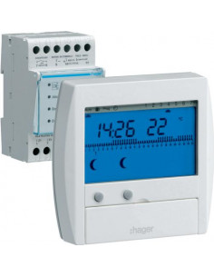 Thermostat digital PCBT hebdomadaire filaire - Alimentation 230V