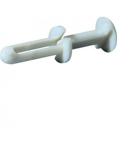 Rivet pour trou de perçage 4mm sans halogene résistance de serrage 4-7mm gris HAGER L5123