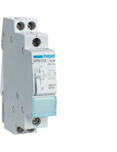 Télérupteur 1O+1F 230V HAGER EPN515
