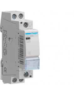 Contacteur 25A. 2F. 230V HAGER ESC225