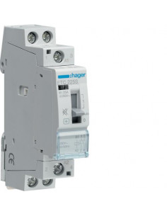 Contacteur Silencieux Jour-Nuit 25A. 2F. 230V HAGER ETC225S