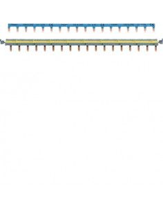 Barre de pontage pour système Sans Vis 18 modules HAGER KBS763G 2