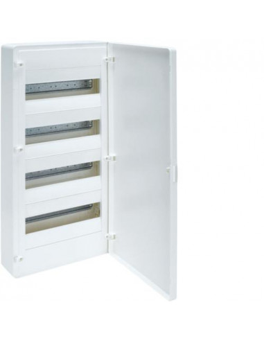 Coffret saillie 48 M porte opaque HAGER VS412PR