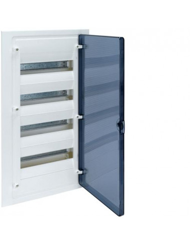 Coffret encastré 48 M porte transp. HAGER VF412TR