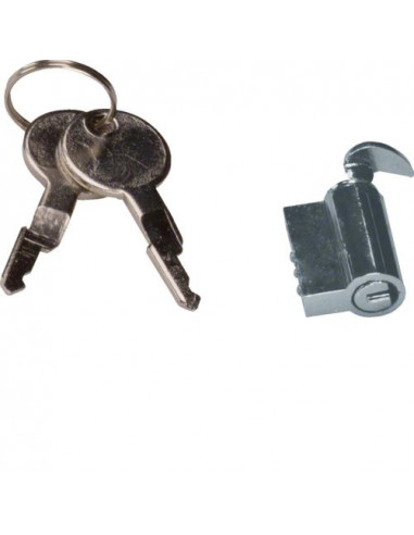 Serrure à clef pour Gamma 13 et Gamma 18 HAGER GZ35A