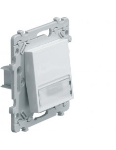 Essensya Poussoir porte-étiquette 1O+1F 10A HAGER WE025