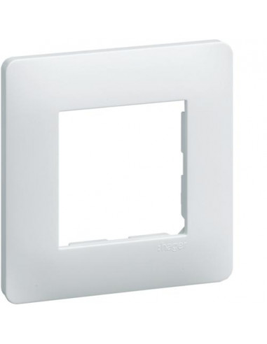 Essensya Plaque 1 poste Blanc HAGER WE401